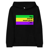 Kids Mardi Gras Flag Hoodie
