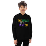 Kids The Mardi Must Gras On Hoodie - Black