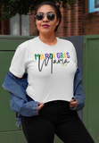 Mardi Gras Mama Unisex T-Shirt - White