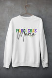 Mardi Gras Mama Unisex Sweatshirt - White