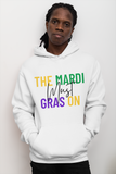 The Mardi Must Gras On Unisex Hoodie - White