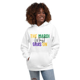 The Mardi Must Gras On Unisex Hoodie - White